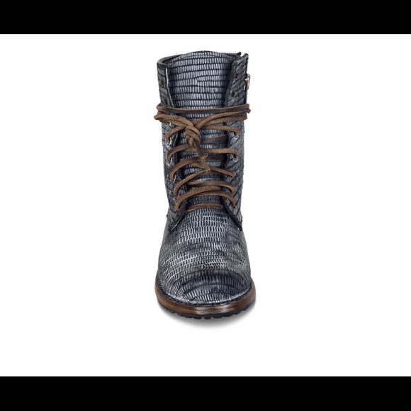 Freebird Manchester Blue Snake Boots 